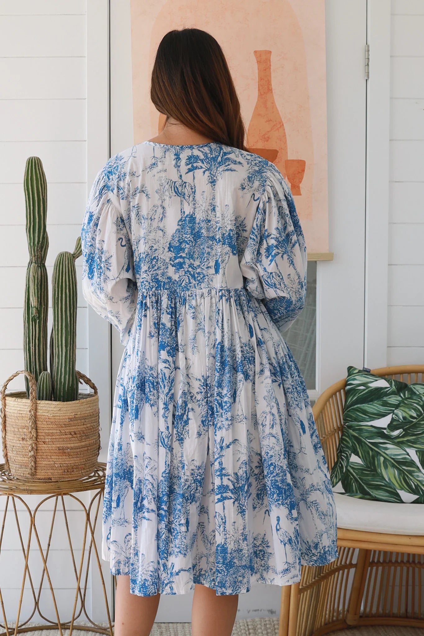 Blue Babydoll Dress
