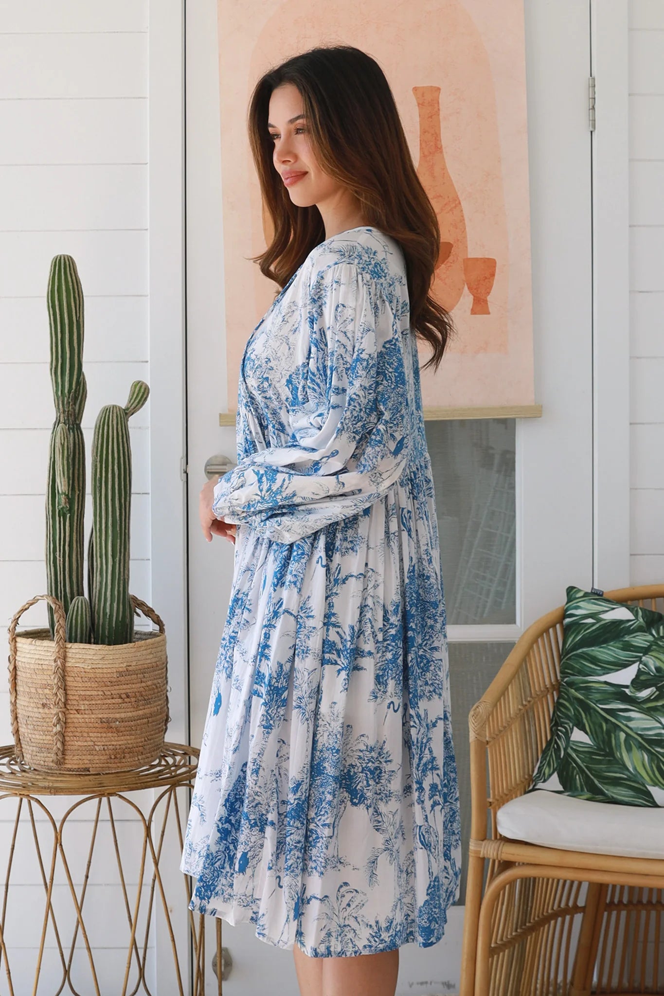 Blue Babydoll Dress